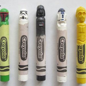 Star Wars Carved Crayons