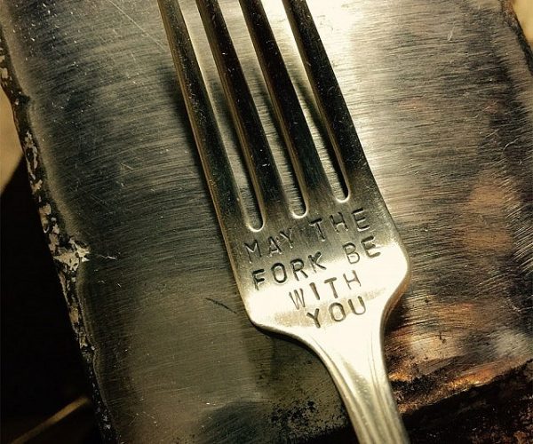 Star Wars Themed Quote Fork