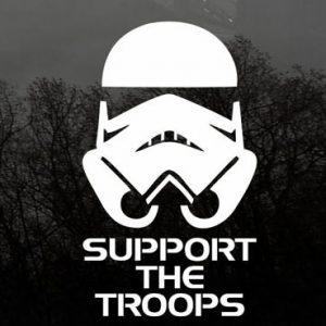Support The Storm Troops Decal