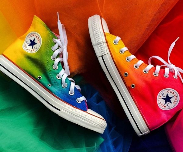 Tie Dye Rainbow Converse