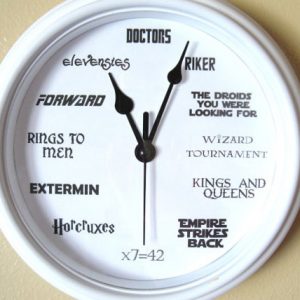 Ultimate Geek Wall Clock