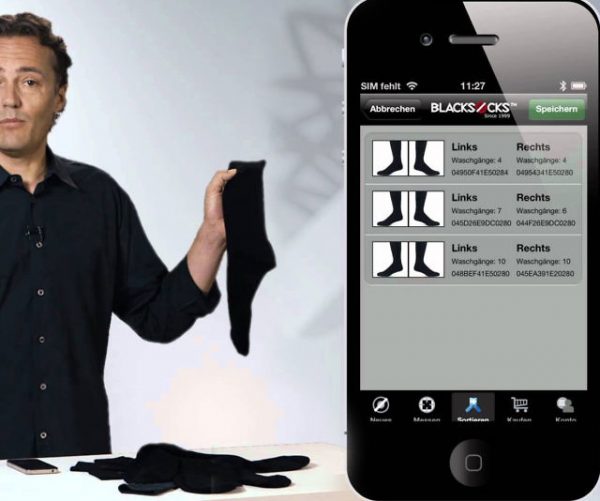 iPhone Enabled Smart Socks