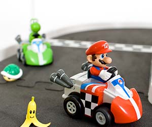 Mini Mario Kart R/C Cars