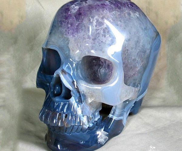 Amethyst Carved Skull