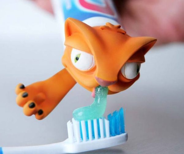 Cat Puke Toothpaste Dispenser