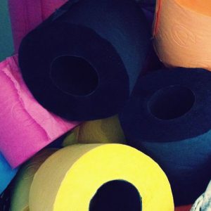 Colored Toilet Paper