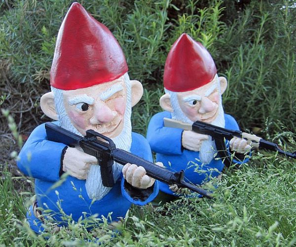 Combat Lawn Gnomes