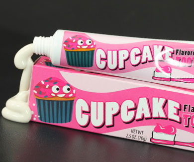 Cupcake Flavored Toothpaste