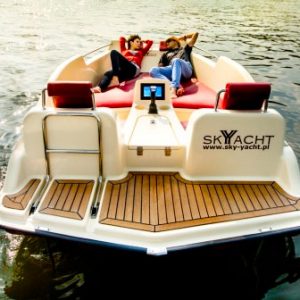 Electric Joystick Controlled Yacht