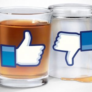 Facebook Like Shot Glasses