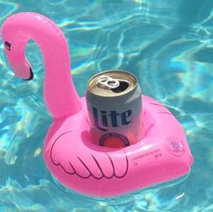 Floating Flamingo Drink Holsters