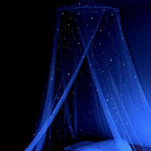 Glow In The Dark Bed Star Canopy
