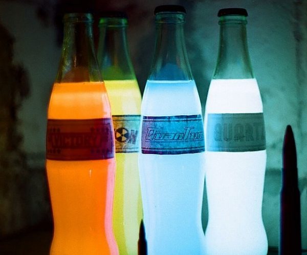 Glow In The Dark Soda Bottles