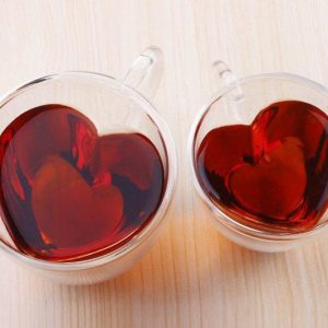 Heart Shaped Teacup Set