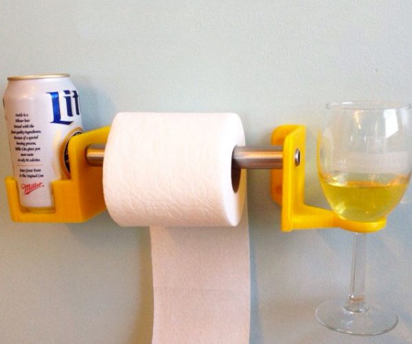 His & Hers Toiler Paper Cup Holders