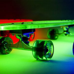 Illuminated Skateboard