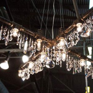 Industrial Piping Chandelier