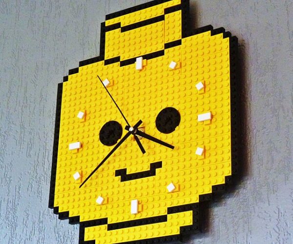 LEGO Head Wall Clock