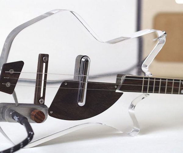 Lucite 3-String Electric Guitar