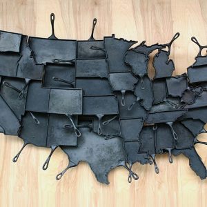 Map of America Cooking Pans
