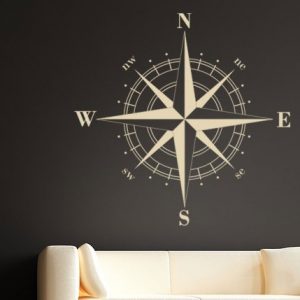 Nautical Compass Wall Decal