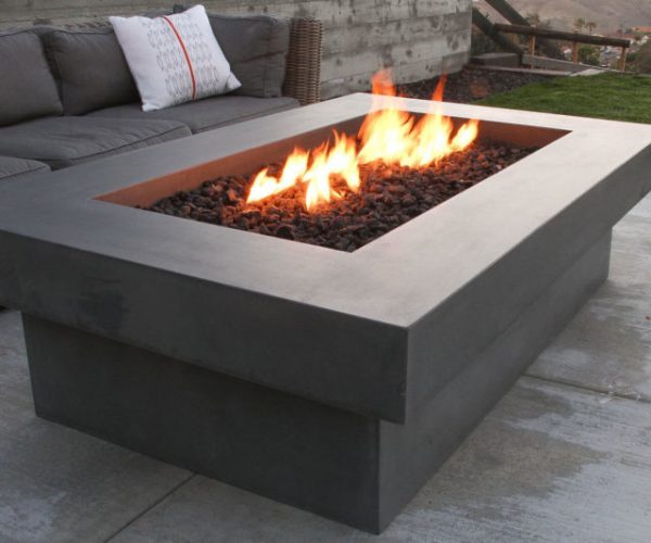 Olson Concrete Fire Pit Table