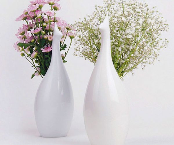 Peacock Flower Vase