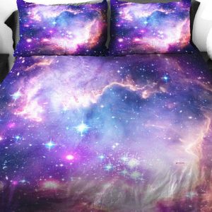 Purple Galaxy Bed Covers