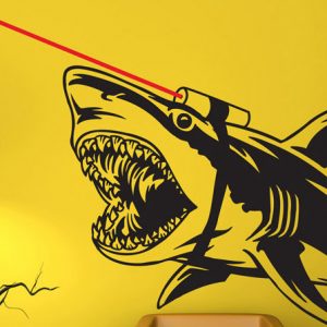 Shark With Frickin Lasers Decal