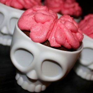 Skeleton Head Cupcake Molds
