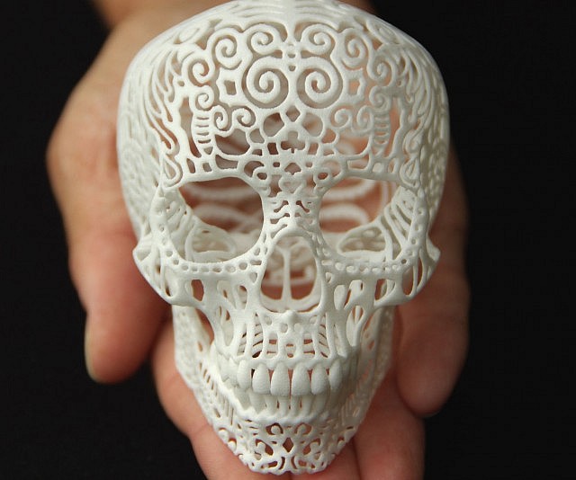 Skull Sculpture - Interwebs.Store