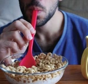Slurpable Cereal Straw Spoon