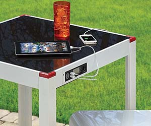 Solar Panel Charging Table