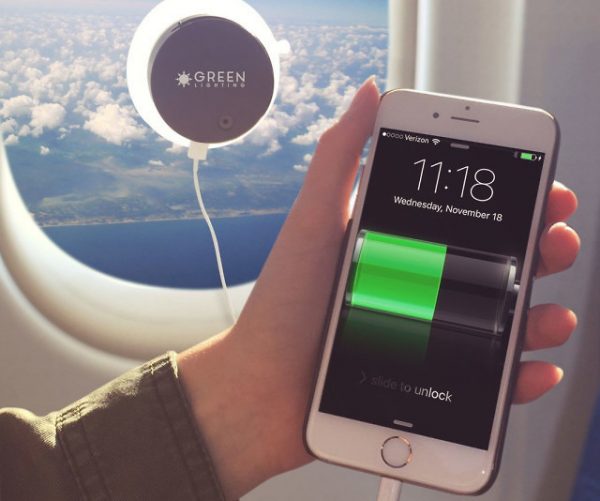 Solar Powered Window Phone Charger