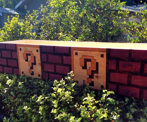 Super Mario Bros Brick Planter Box