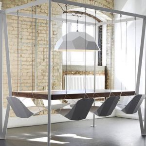 Swinging Chairs Dining Table