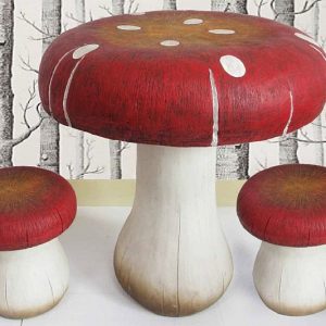 Toadstool Table And Stool Set