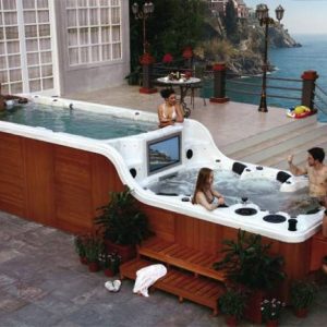 Two Level Hot Tub