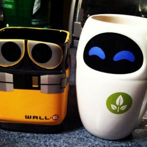 Wall-E And Eve Mug Set