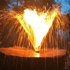 Water Fountain Fire Pit