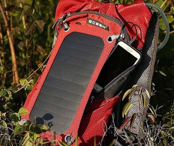 Solar Charger Hydration Backpack