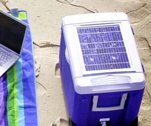 Solar Panel Drink Cooler