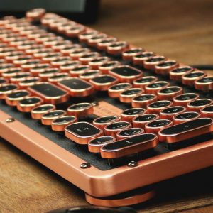 Azio Luxury Retro Keyboard
