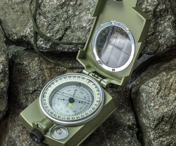 Military Grade Lensatic Sighting Compass