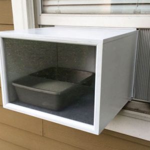External A/C Styled Litter Box
