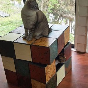 Rubik’s Cube Cat Bed