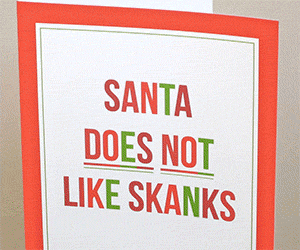 Santa Likes Ho Ho Hos Christmas Card