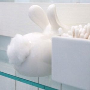 Bunny Tail Cotton Ball Dispenser