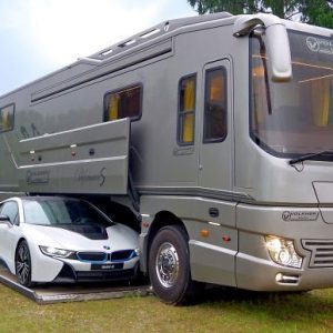 Volkner Luxury RV With Onboard Garage