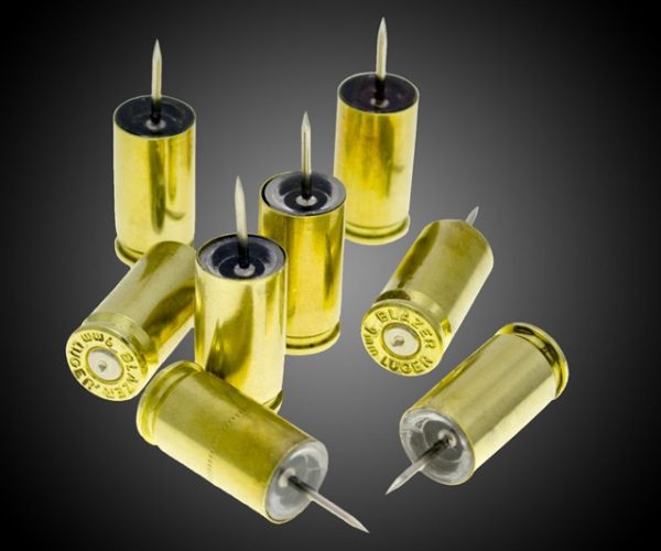9mm Bullet Casing Push Pins